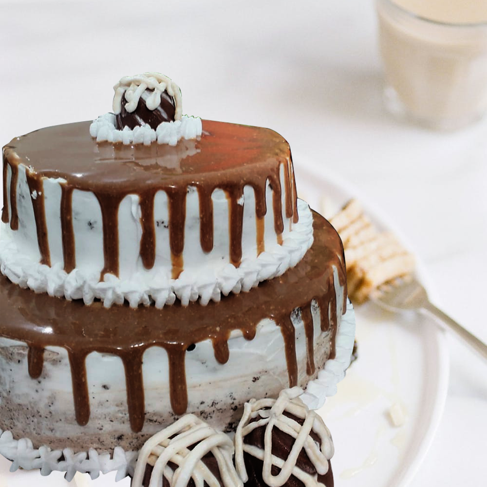 Two-tier Black Forest Cake